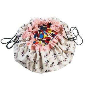 NWT Disney Minnie Play&Go Canvas Drawstring Play Mat Storage Bag Large 55"
